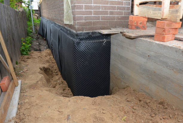Crawl space vapor barrier installation in Brice, OH